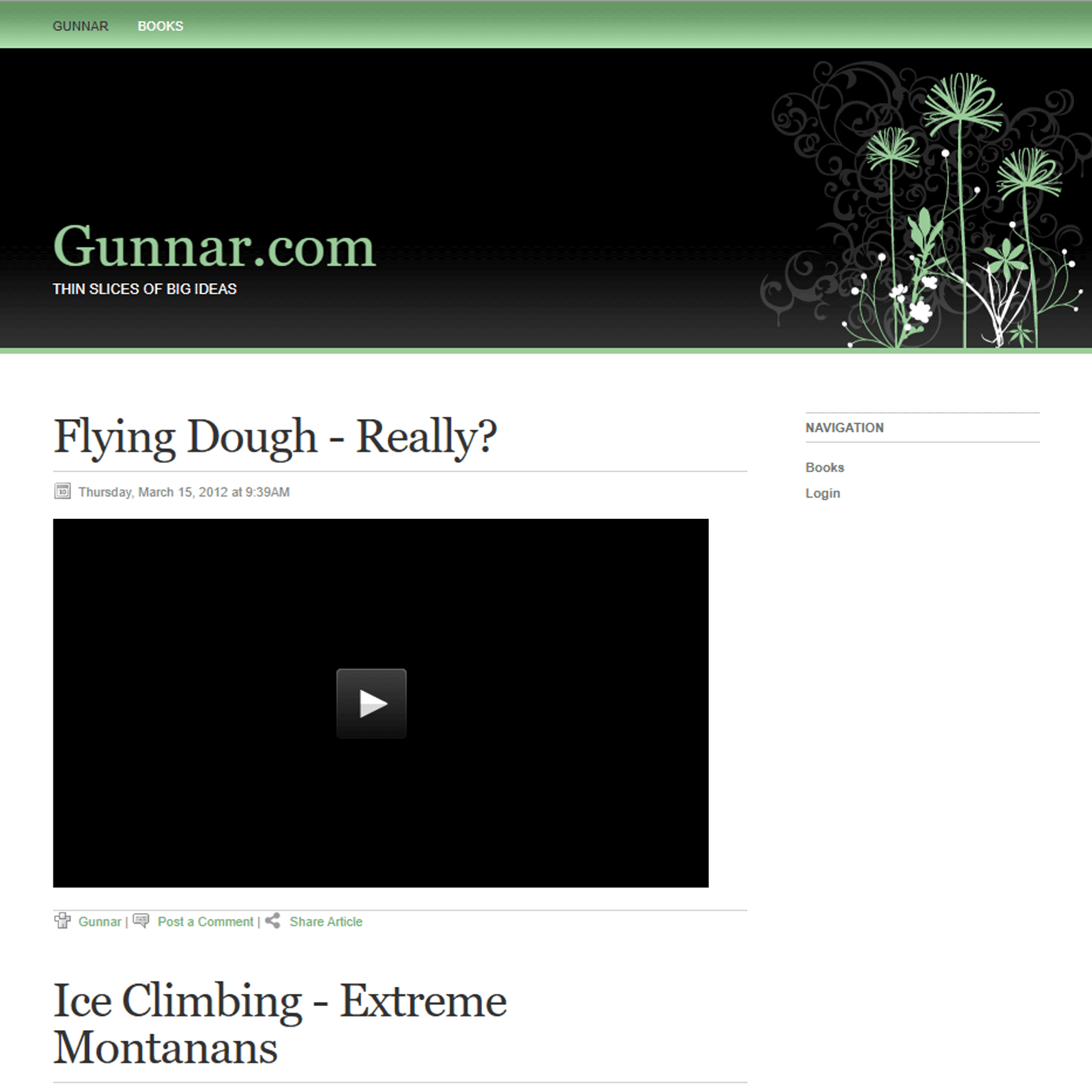 Before redesign